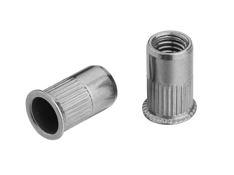 平头竖条纹铆螺母